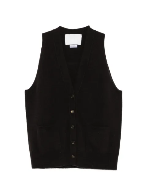 Vanisè button-up V-neck vest
