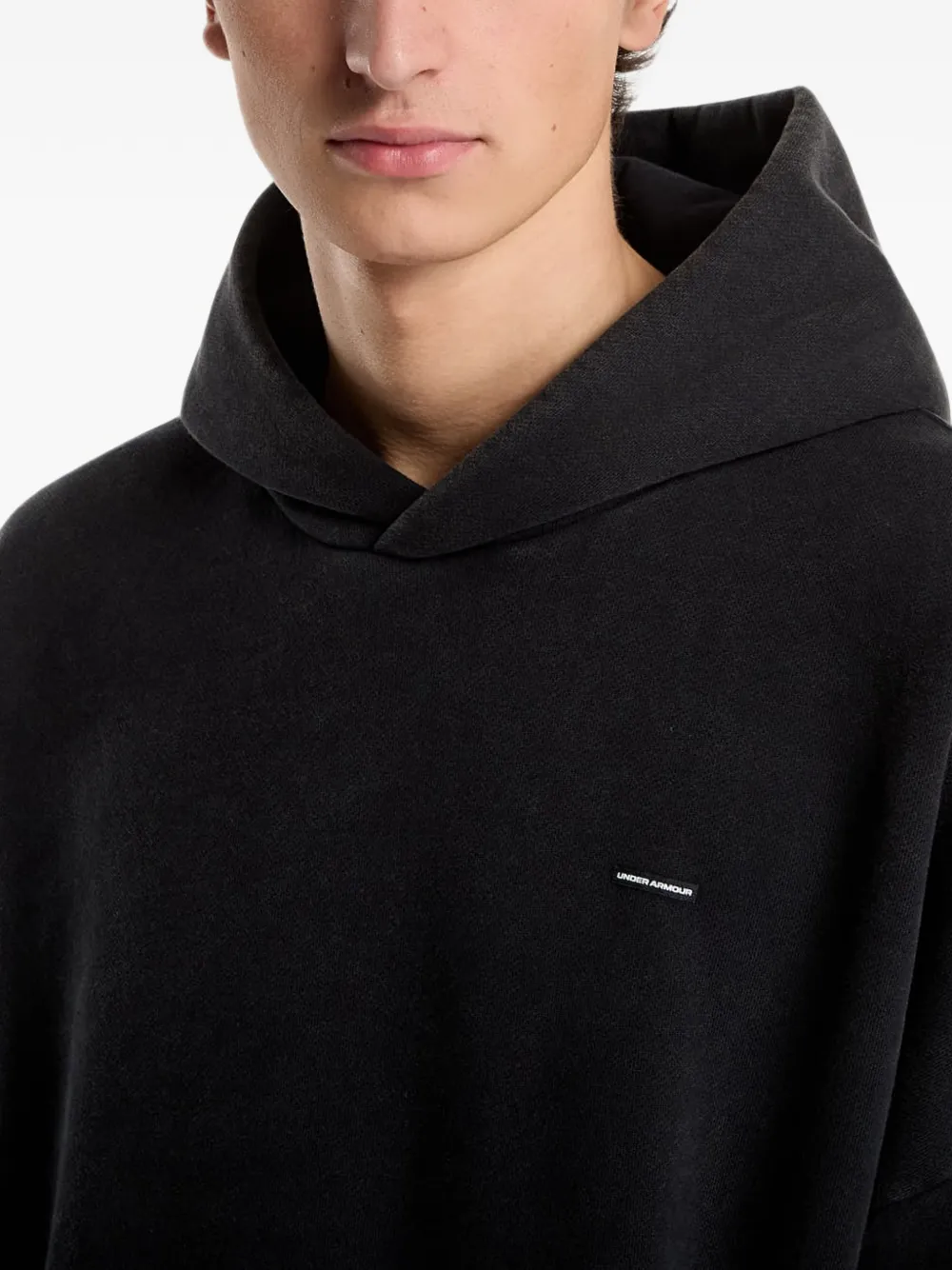 Under Armour UA Icon washed hoodie Zwart