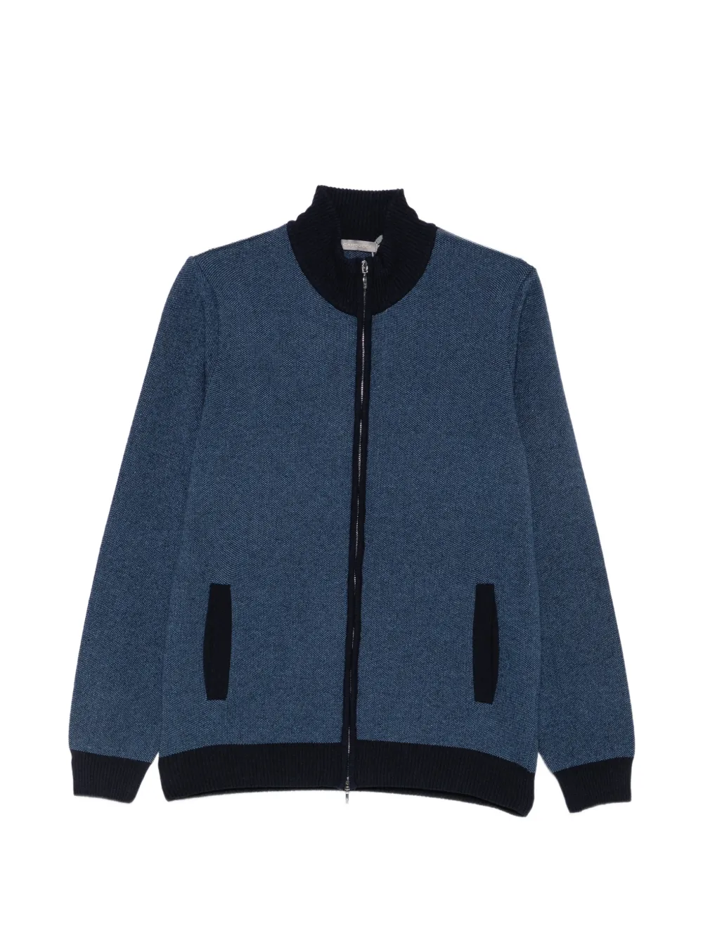 Carducci zip-up cardigan - Blue