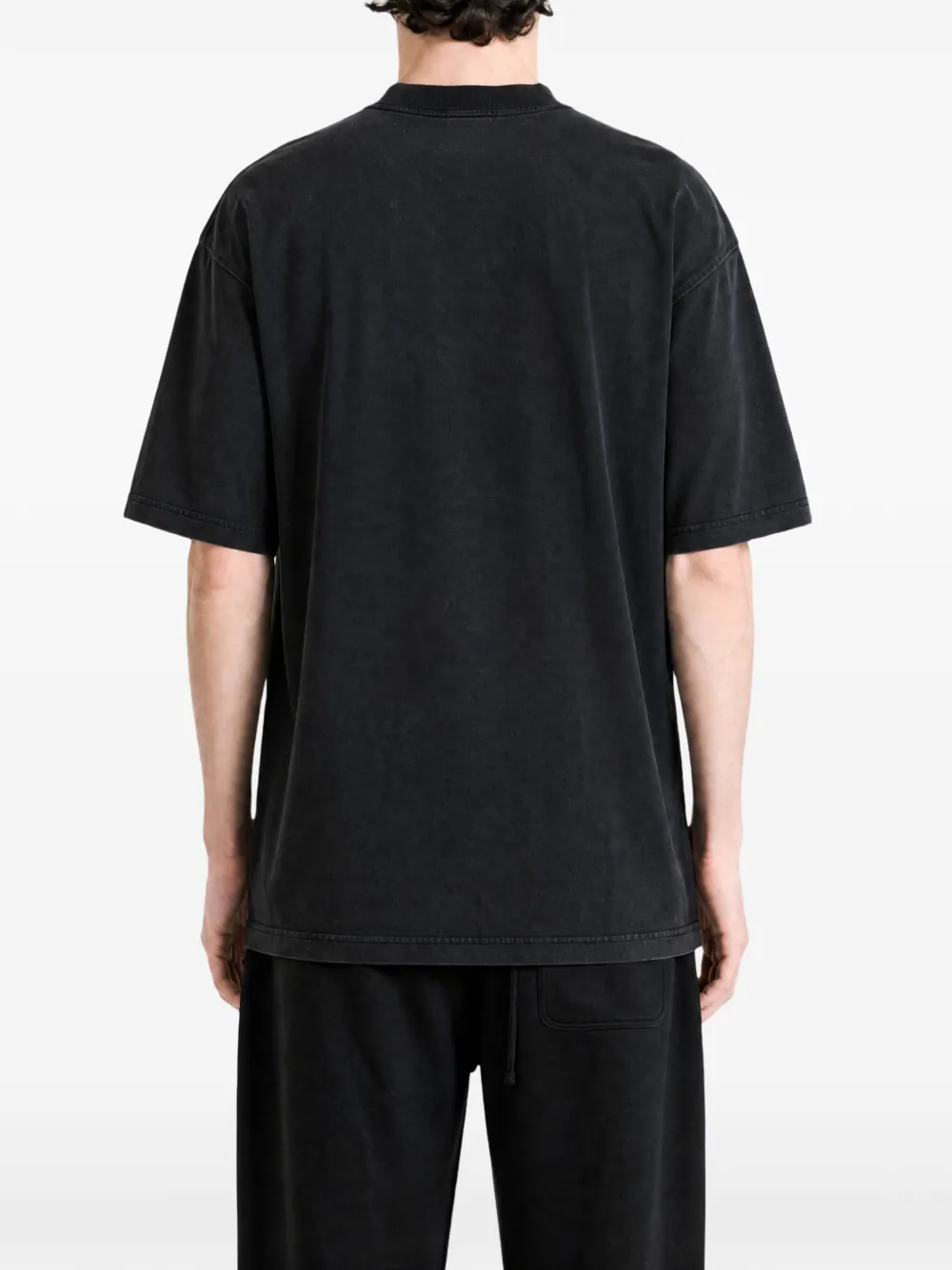 Balenciaga The Address medium-fit T-shirt Zwart