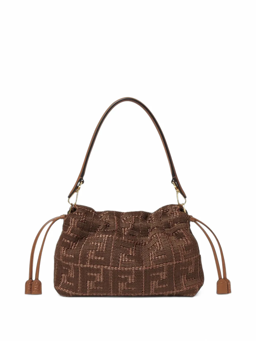 FENDI Baguette soft medium bag Bruin