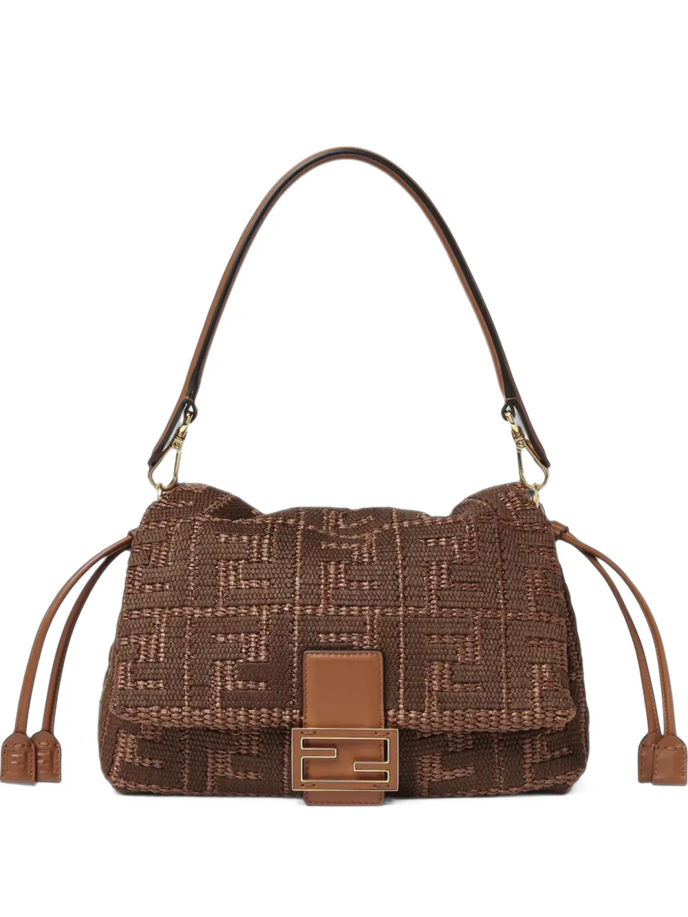 FENDI Baguette soft medium bag - Braun