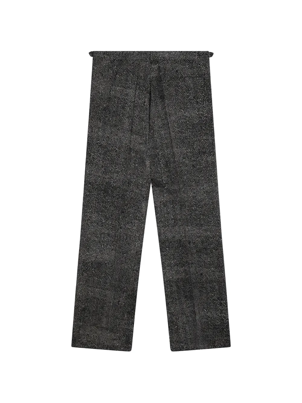 Prada herringbone-pattern trousers | Black | Image 1