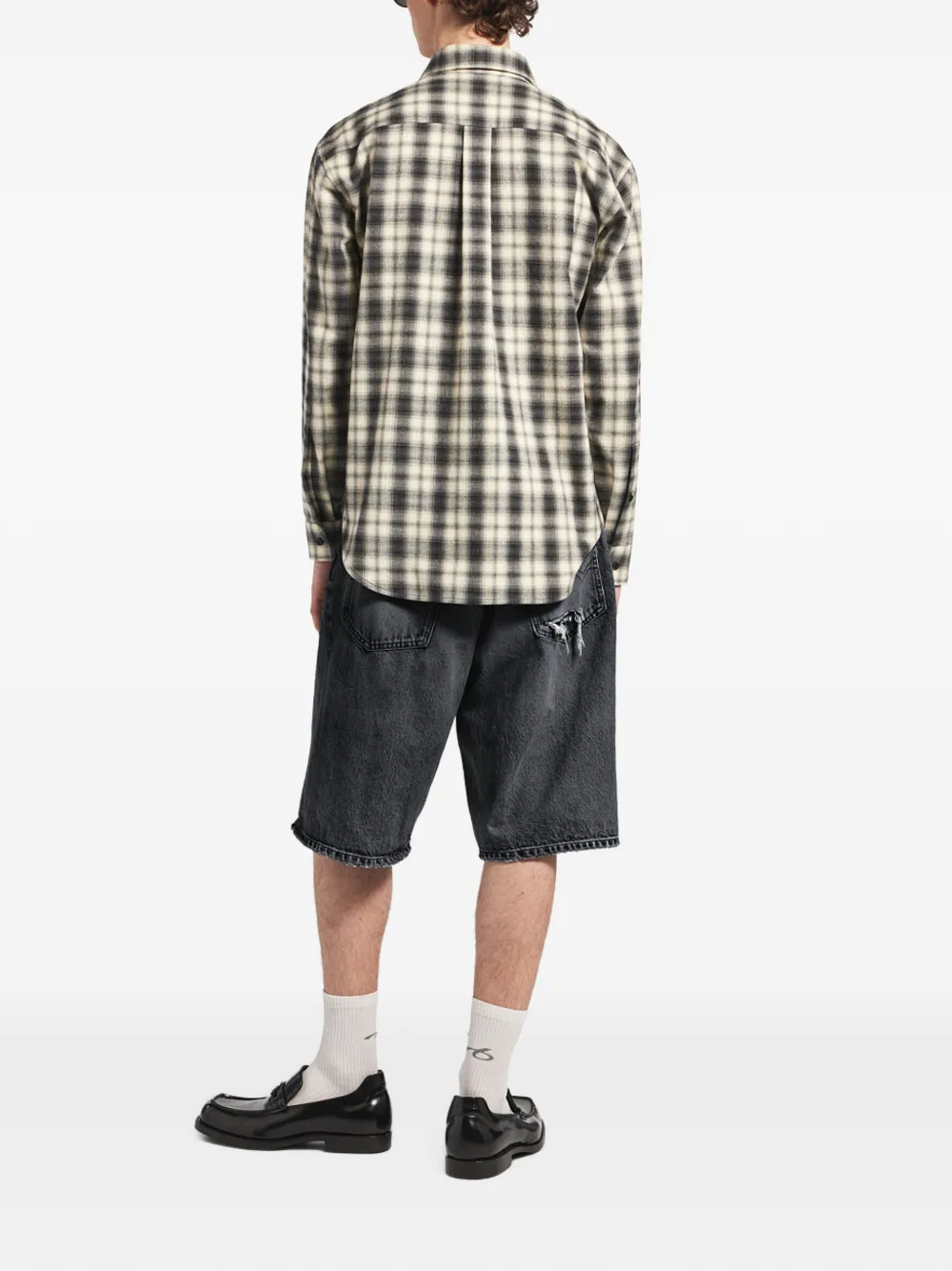 Balenciaga regular-fit shirt in white black Beige