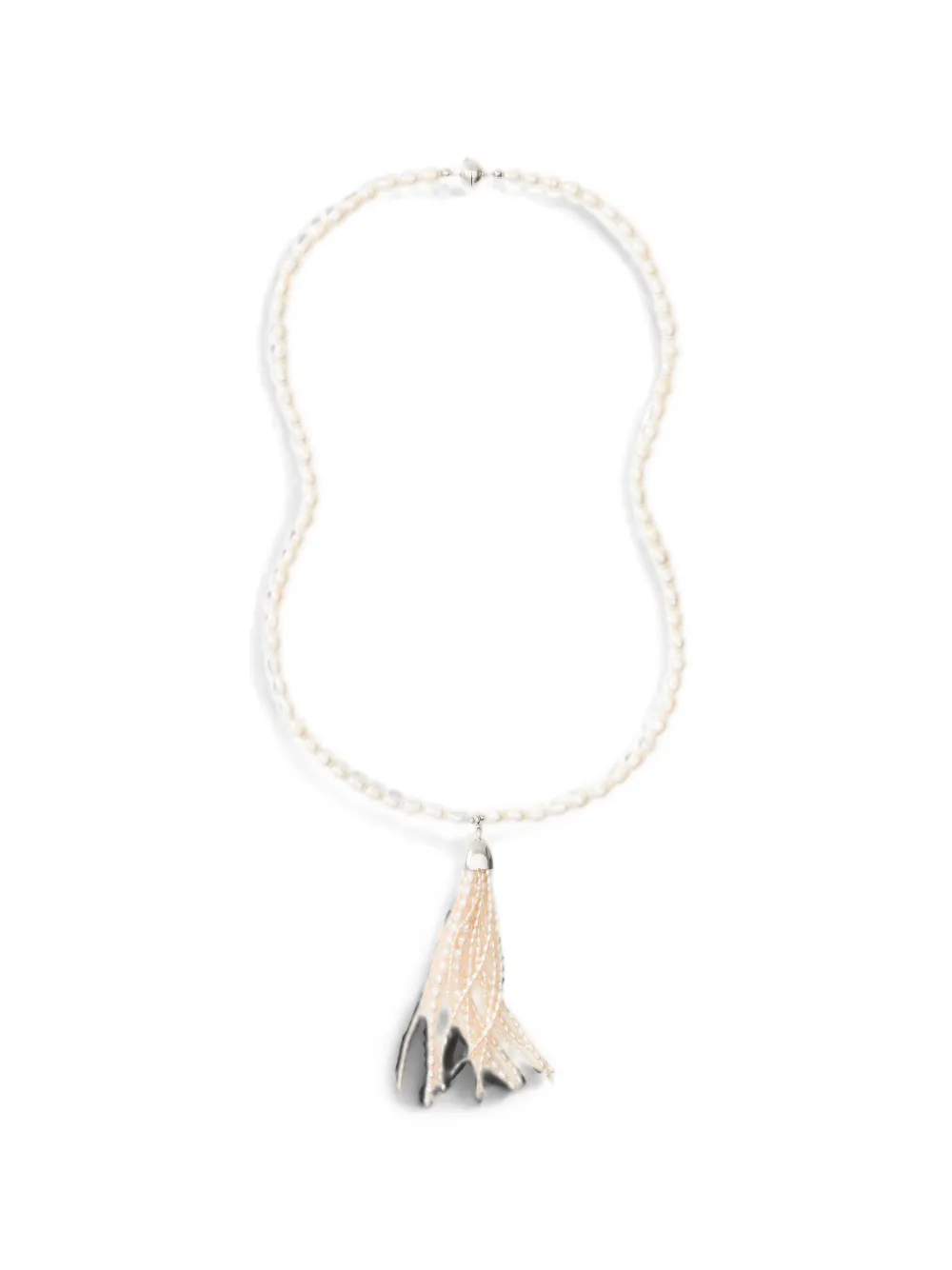 JULIETTA Delfina Linea pearl-tassel necklace