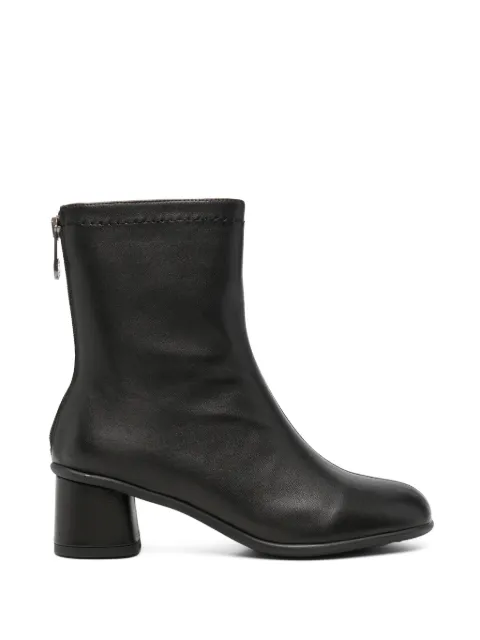 Pedro Miralles rear-zip leather ankle boots