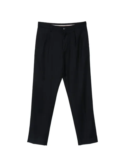 Canali pleated wool trousers