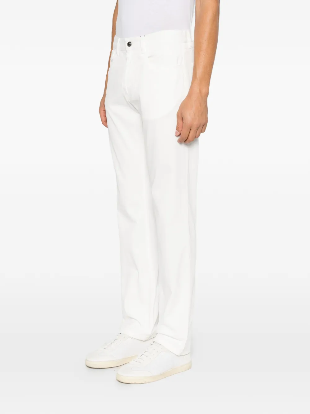 Canali straight-leg jeans Wit