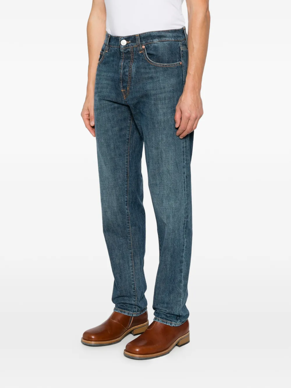 Sartoria Tramarossa Dante faded jeans Blauw