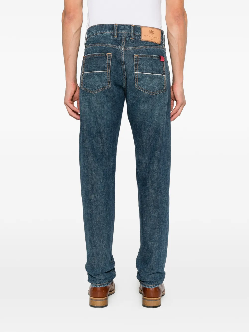 Sartoria Tramarossa Dante faded jeans Blauw