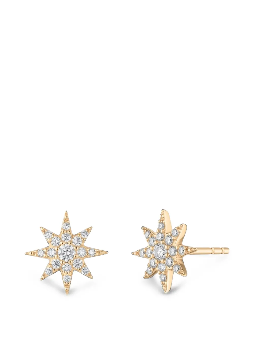 MINED+FOUND North Star diamond earrings