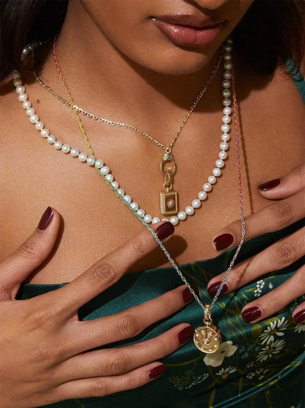 MINED+FOUND Strength diamond pendant