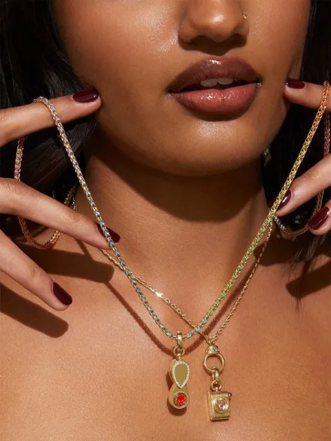 MINED+FOUND Memory embellished  camera pendant