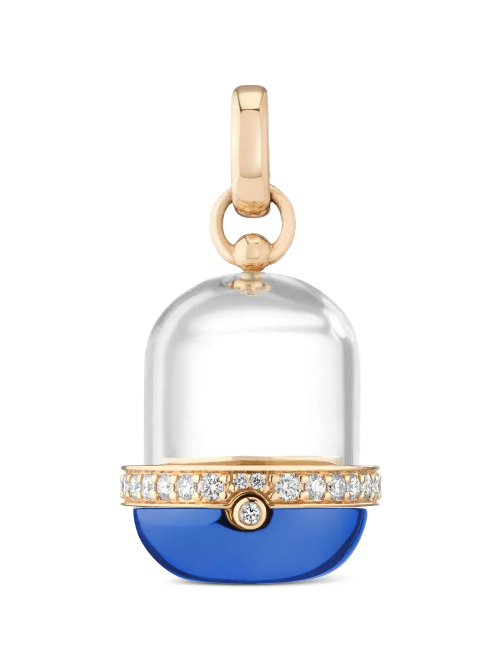 MINED+FOUND Petite Prize Bubble diamond pendant - Oro