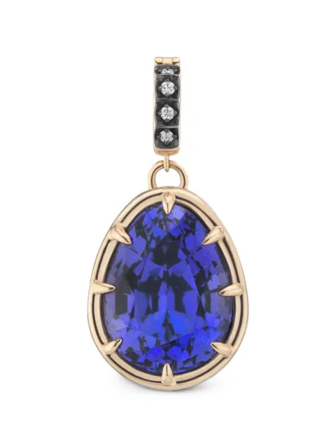 MINED+FOUND Supernova tanzanite and diamond pendant