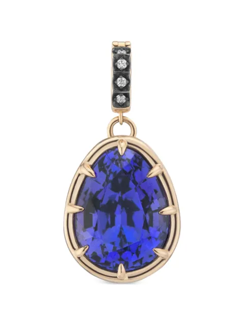 MINED+FOUND Supernova tanzanite and diamond pendant