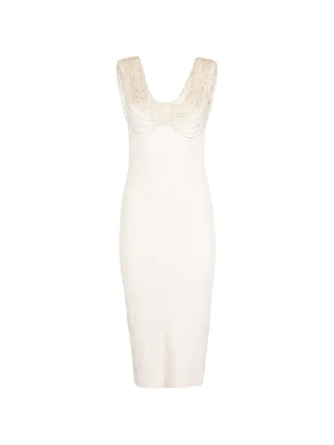 PatBO Isadora bead-embellished midi dress