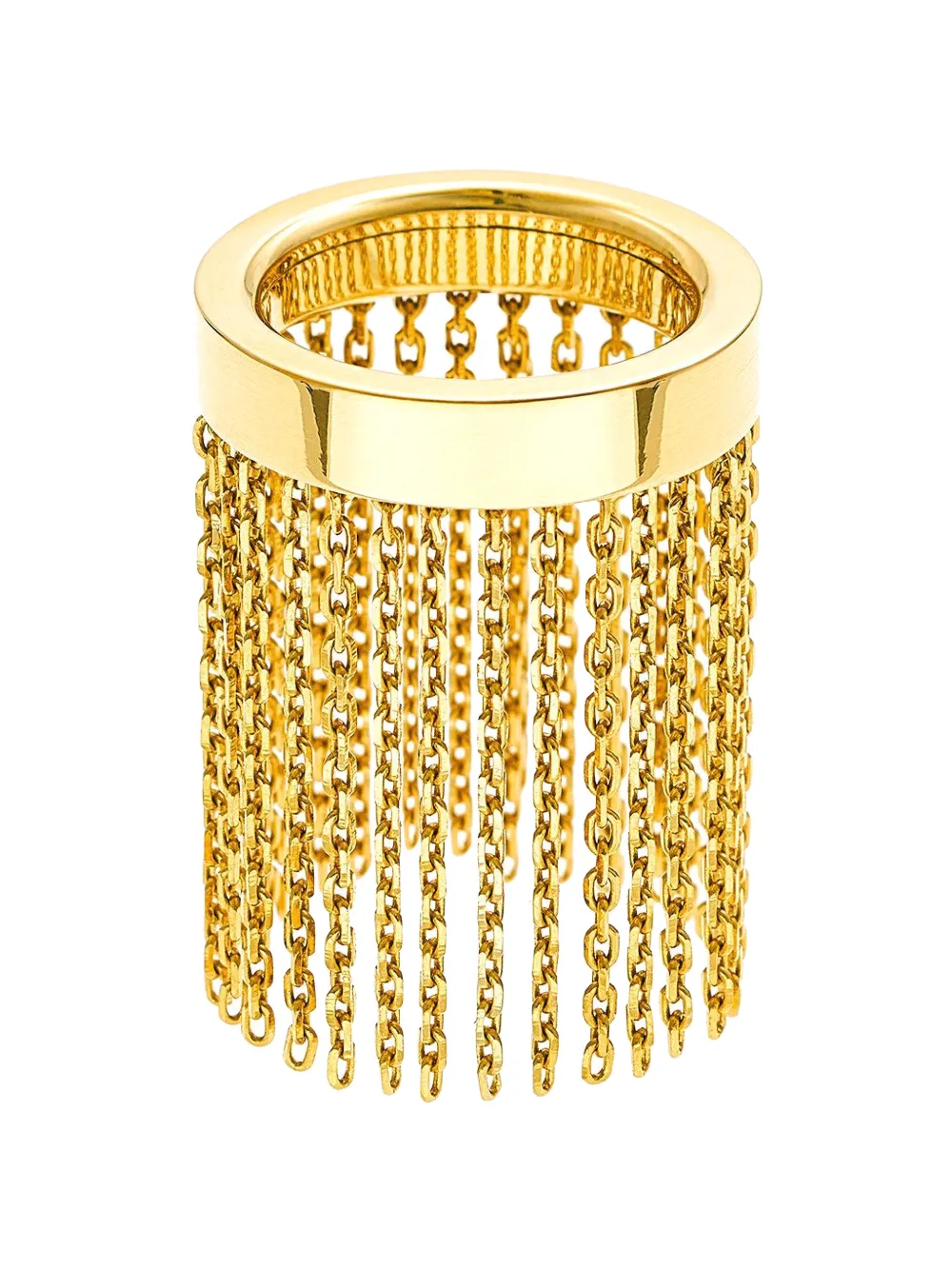 GUZEMA Hidden Beauty chainfall ring - Gold