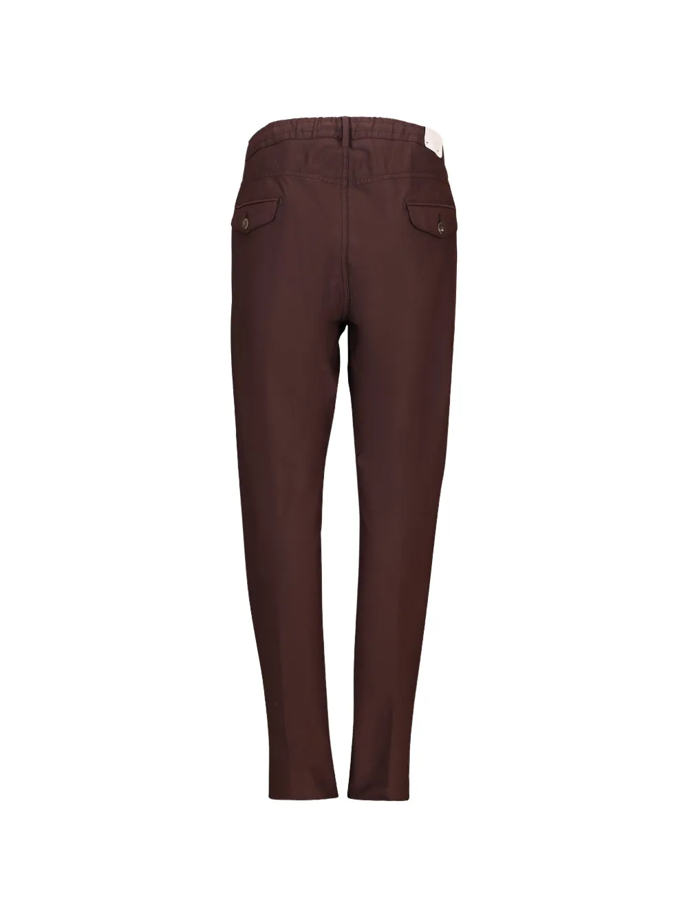 Eleventy Broek met trekkoordtaille Rood
