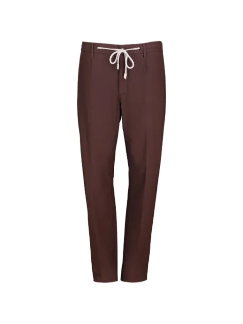 Eleventy drawstring-waist trousers