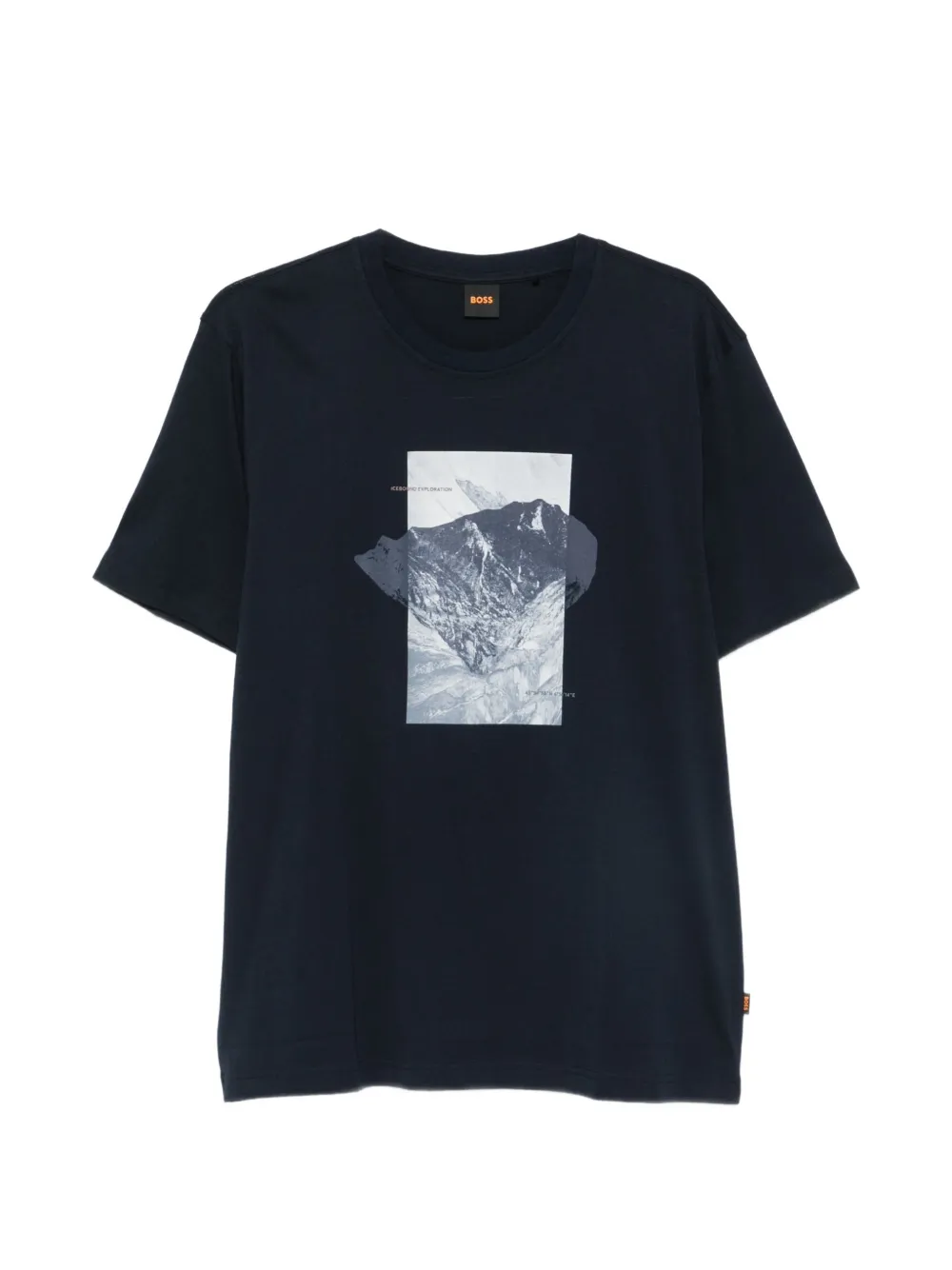 BOSS crew-neck short-sleeve T-shirt - Schwarz