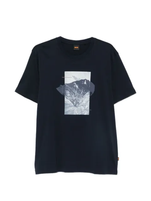 BOSS crew-neck short-sleeve T-shirt