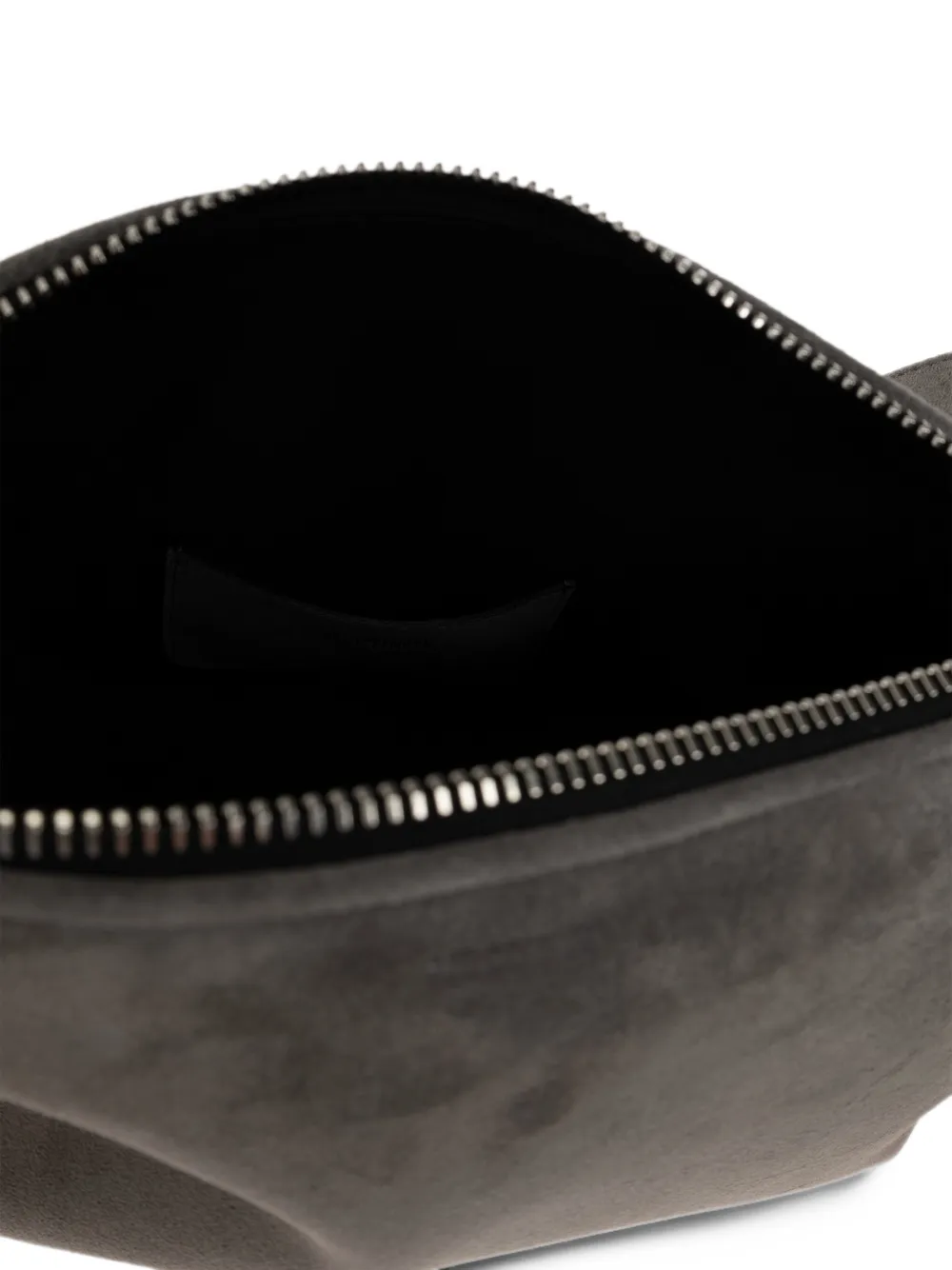 Moschino suede messenger bag Grijs