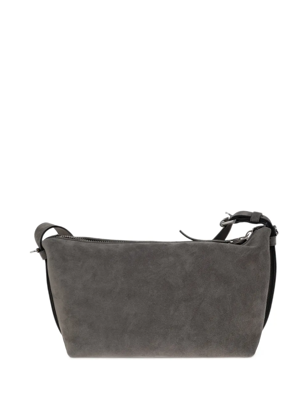 Moschino suede messenger bag Grijs