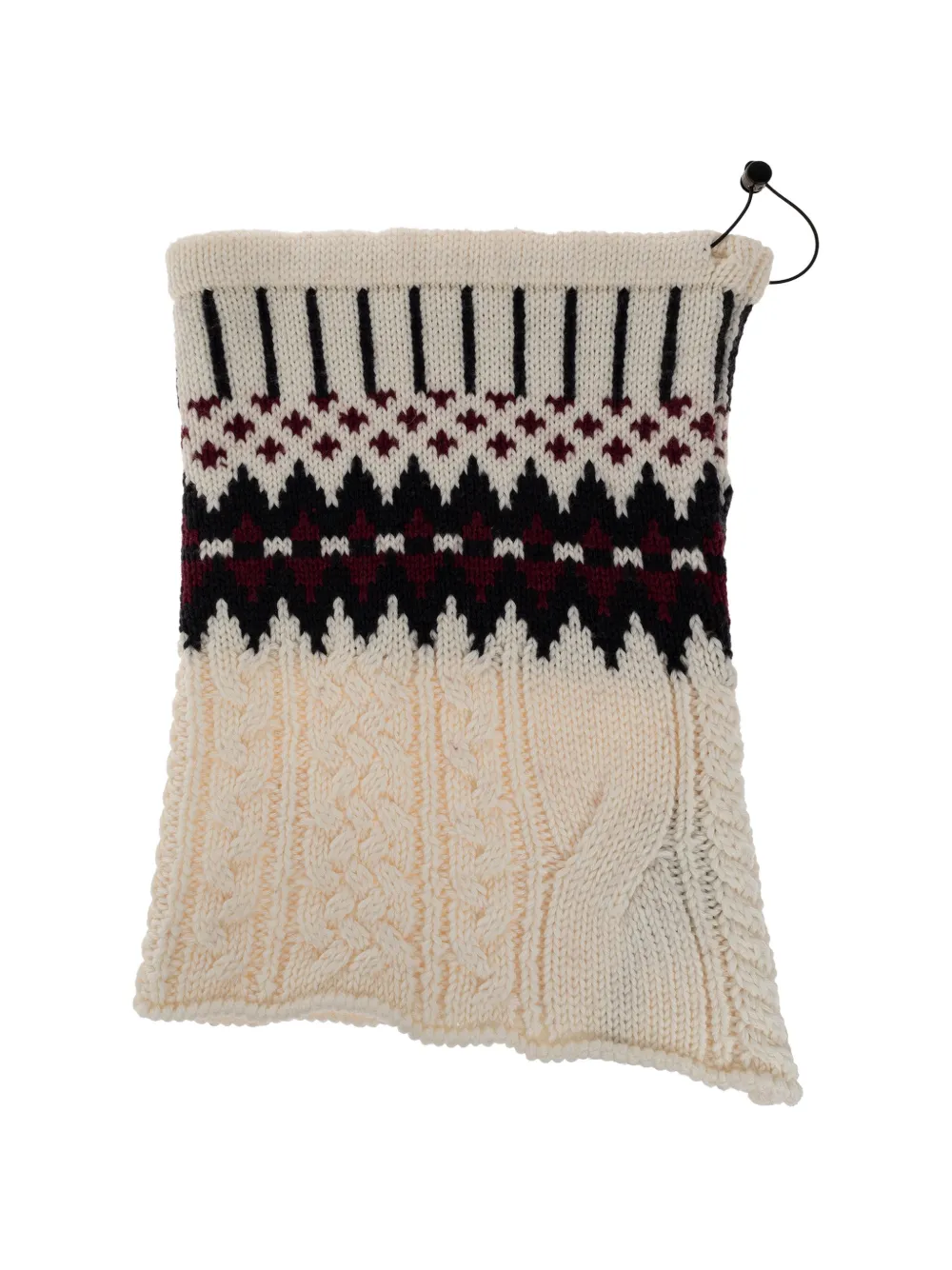 Akep Kabelgebreide colsjaal Beige