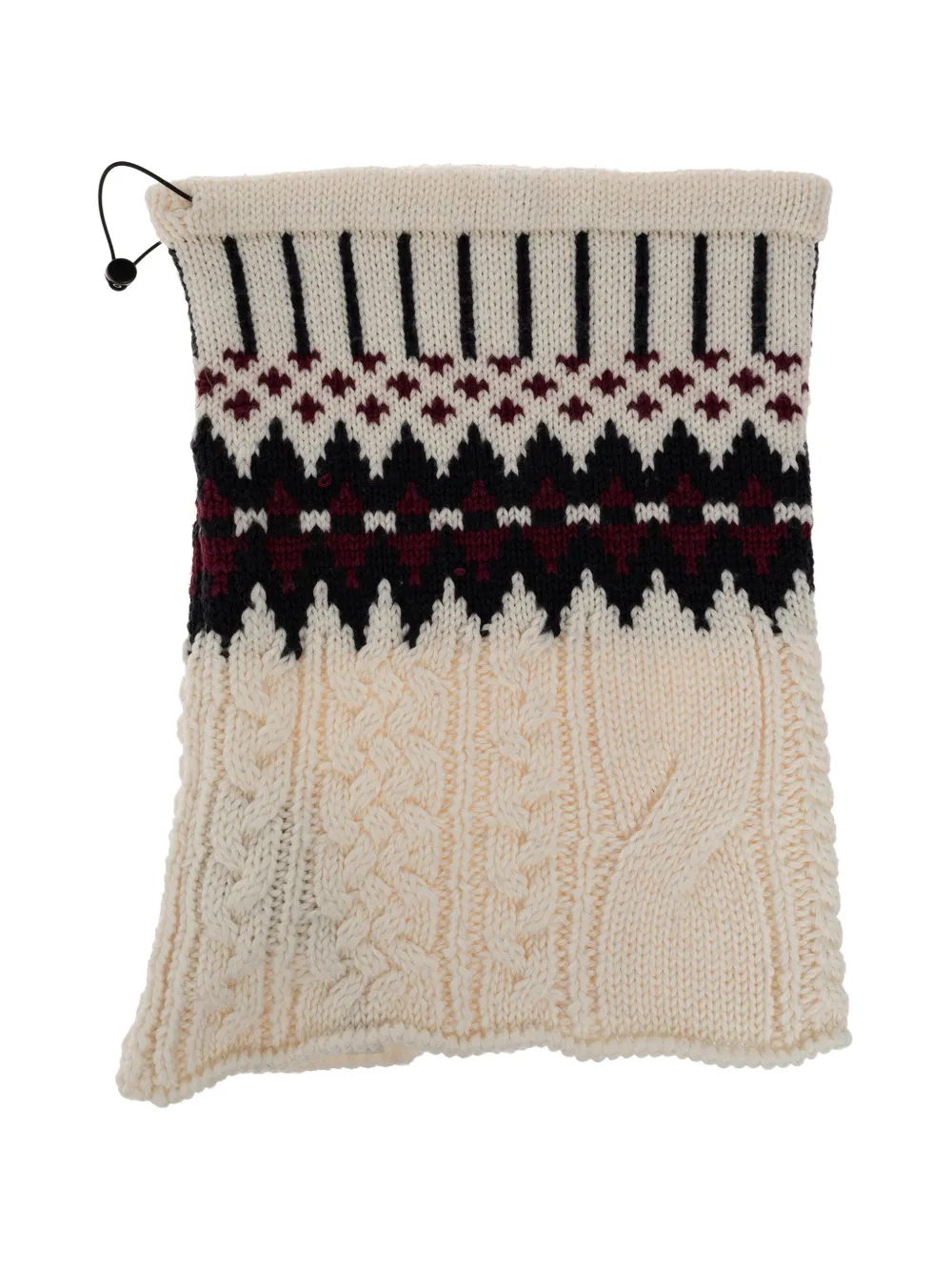 Akep cable-knit snood - Nude