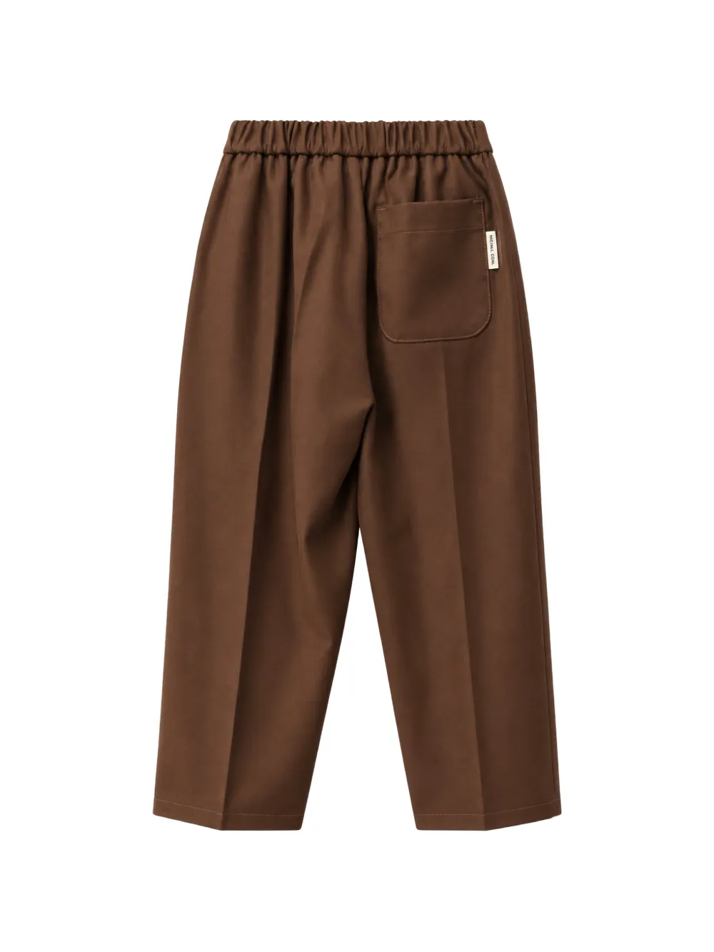 michael coal Plooibroek met elastische tailleband Bruin