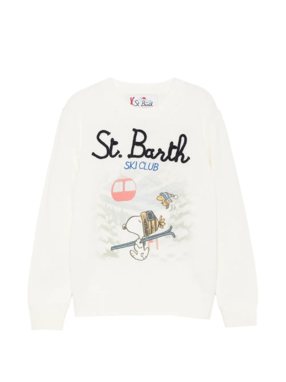 MC2 Saint Barth Kids x Peanuts Douglas Snoopy-print sweater Wit