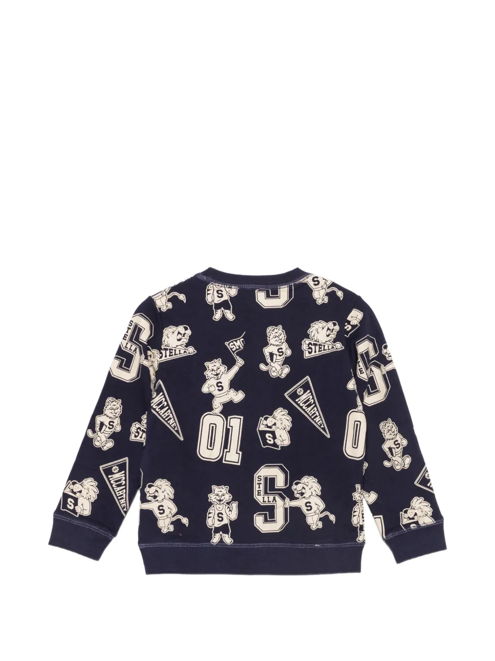 Stella McCartney Kids graphic-print sweatshirt Blauw