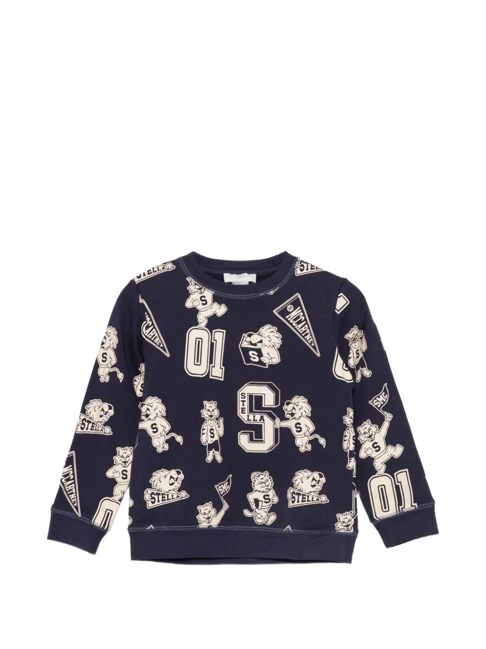 Stella McCartney Kids Felpa con grafica - Blu