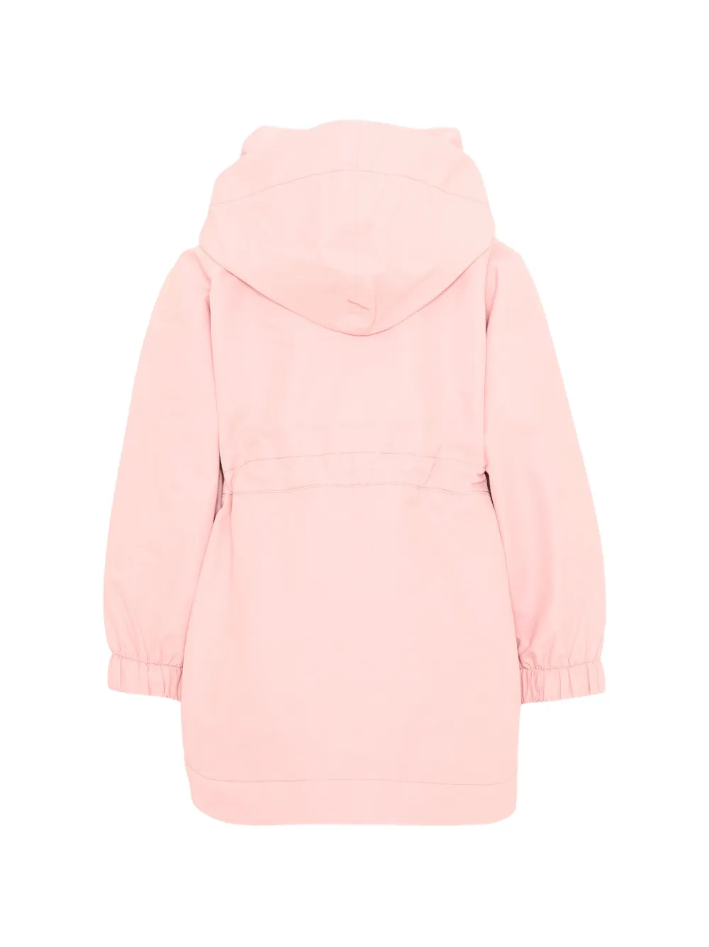 Molo logo-detail hooded parka Roze