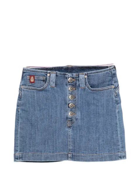 DONDUP button-up denim mini skirt