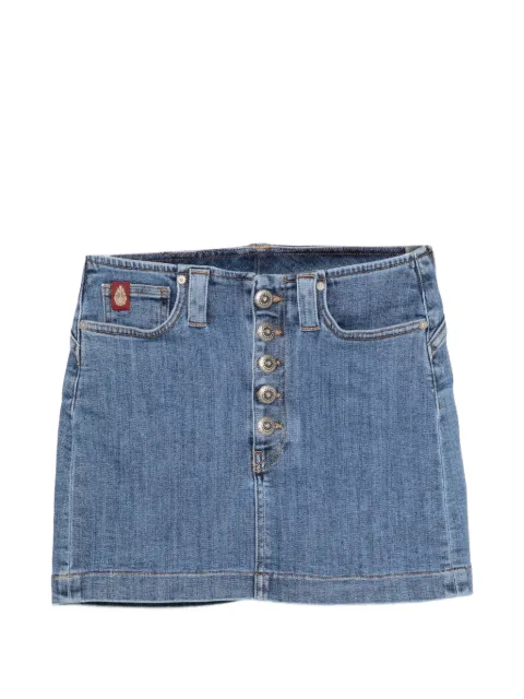 DONDUP button-up denim mini skirt