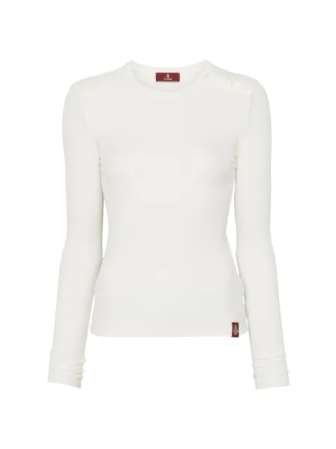DONDUP button-detail long-sleeve T-shirt