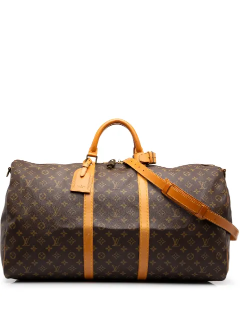 Louis Vuitton Pre-Owned bolsa de viaje Monogram Keepall Bandouliere 60 1989