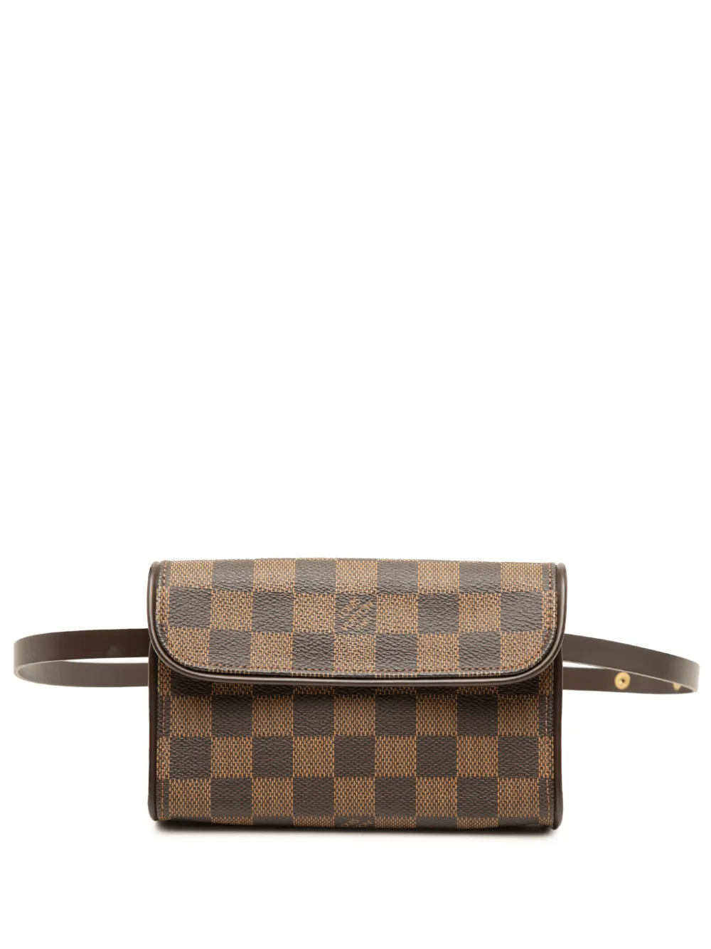 Louis Vuitton Pre-Owned 2008 Damier Ebene Florentine Pochette belt bag - Braun