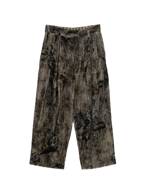 Ziggy Chen pleated wide-leg trousers