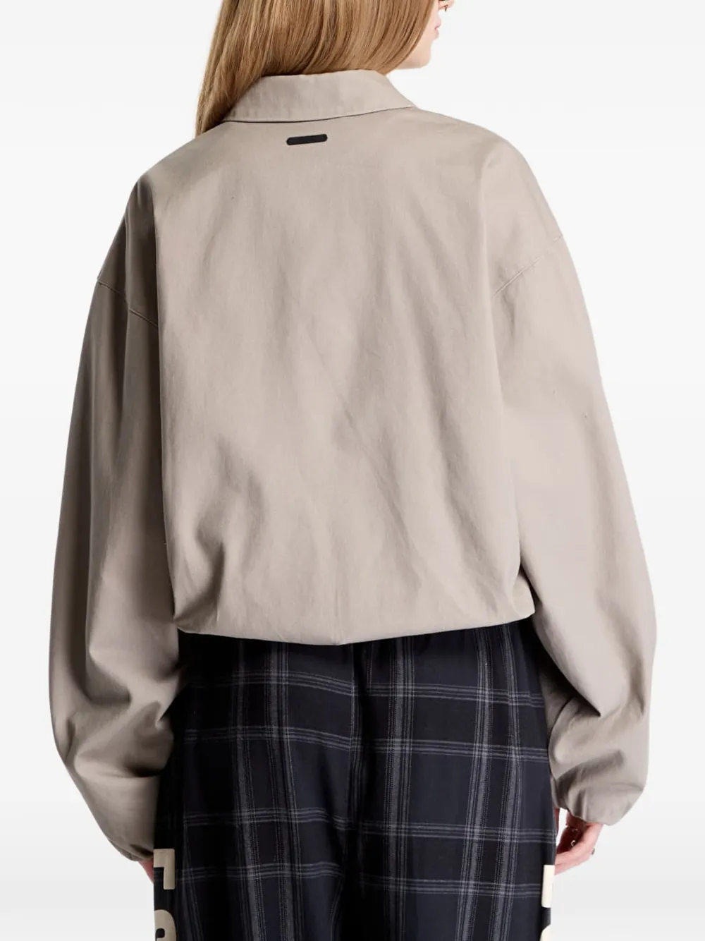 FEAR OF GOD ESSENTIALS full-zip work jacket Beige