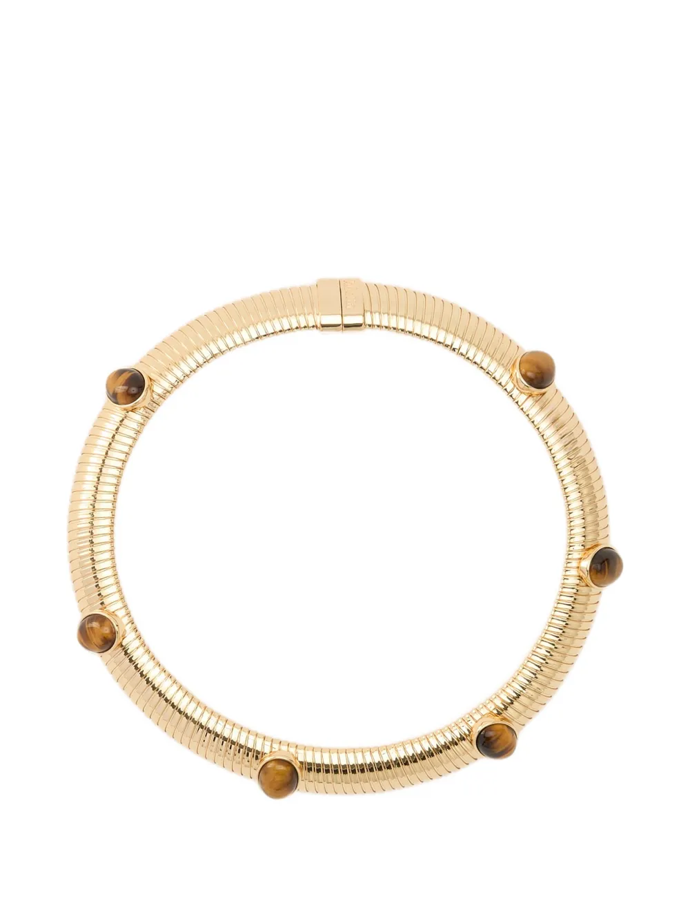 JULIETTA Celeste tiger-eye necklace - Oro