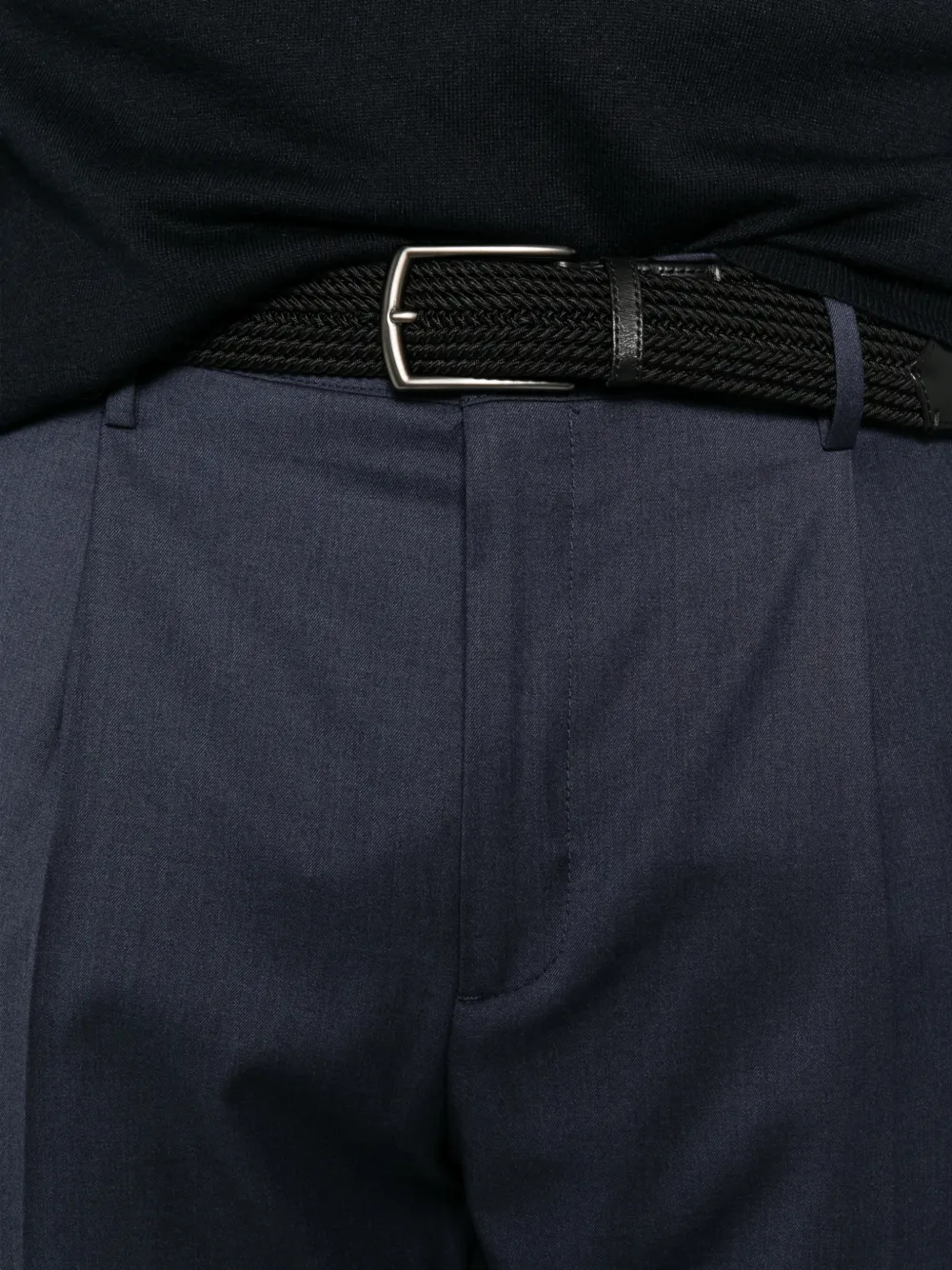 Canali pleated tailored trousers Blauw