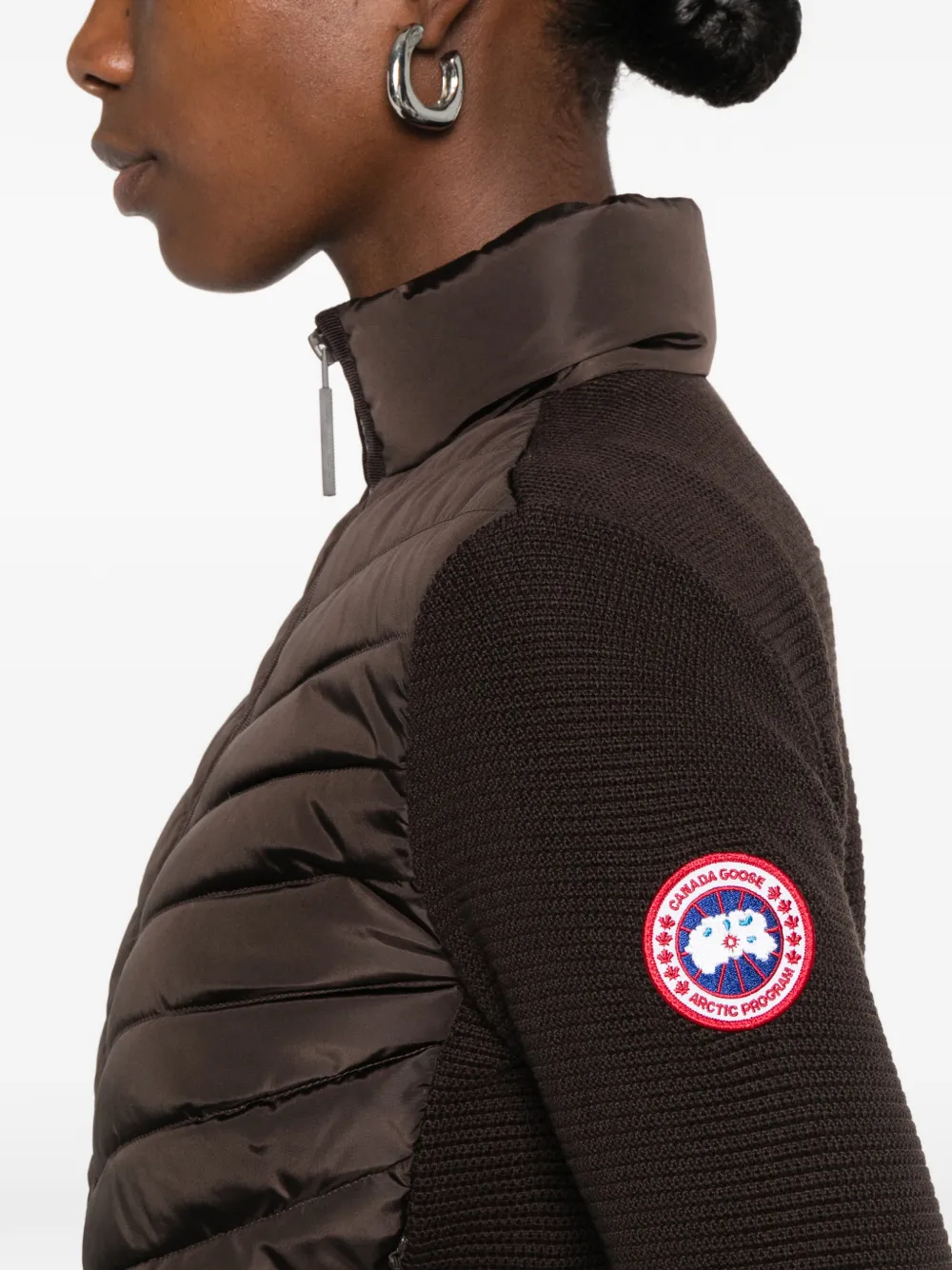 Canada Goose quilted panelled jacket Bruin