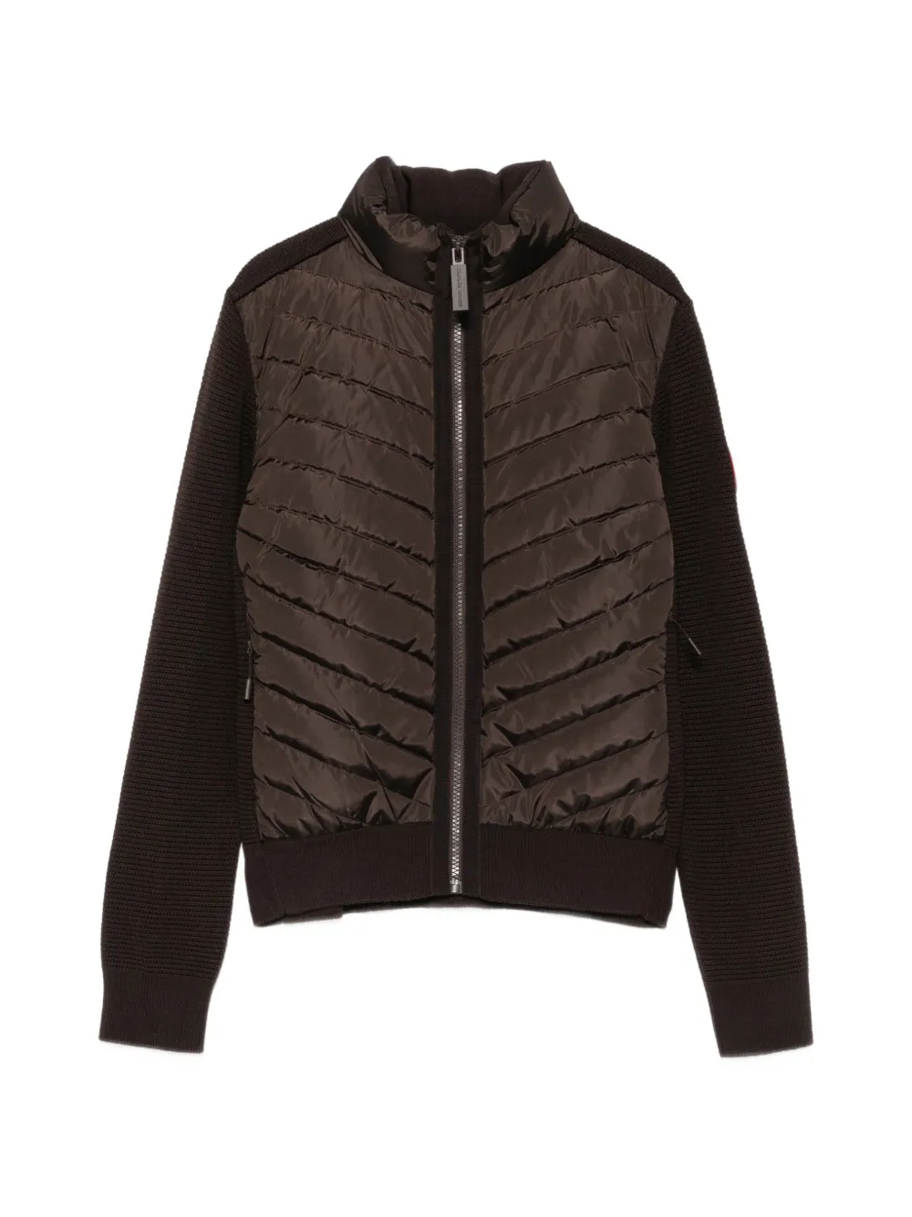 Canada Goose quilted panelled jacket - Braun
