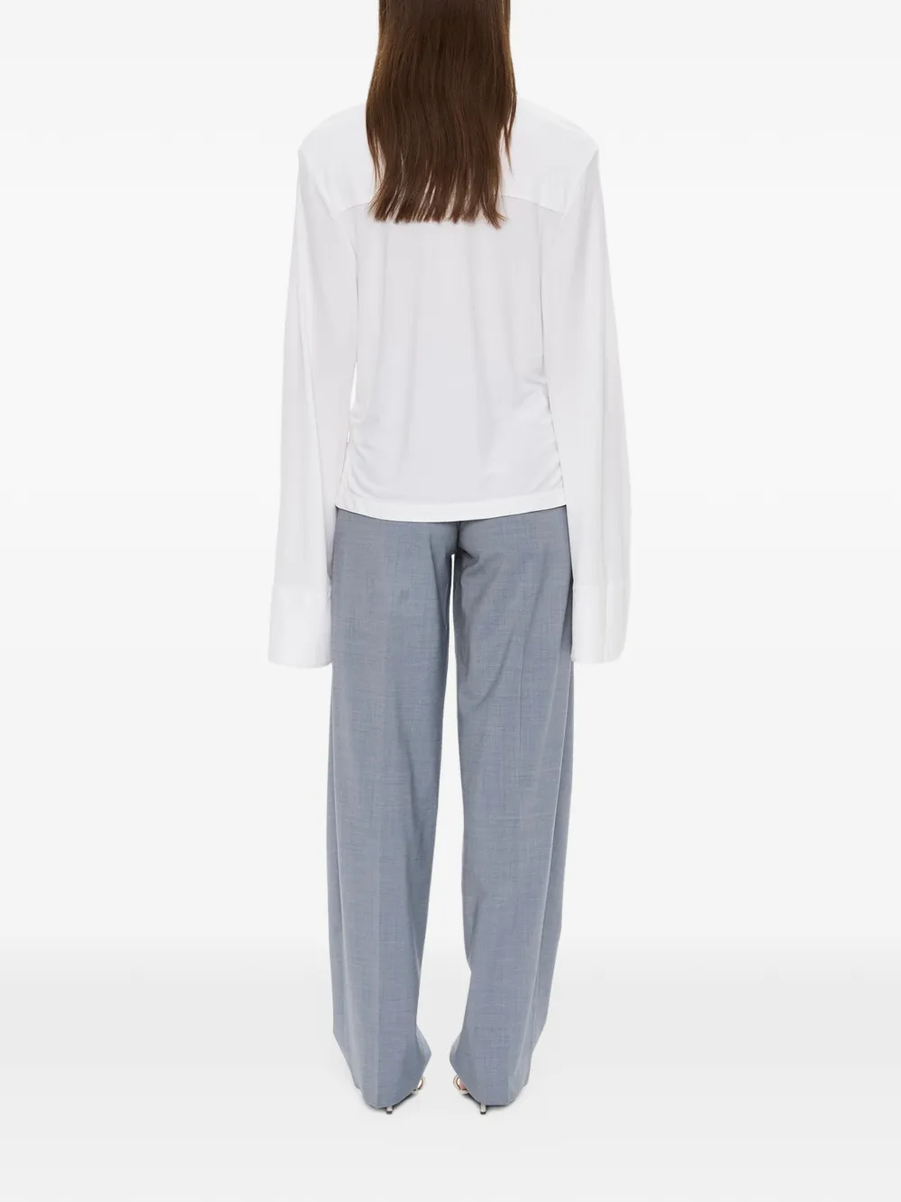 Christopher Esber Poloshirt met lange mouwen Wit