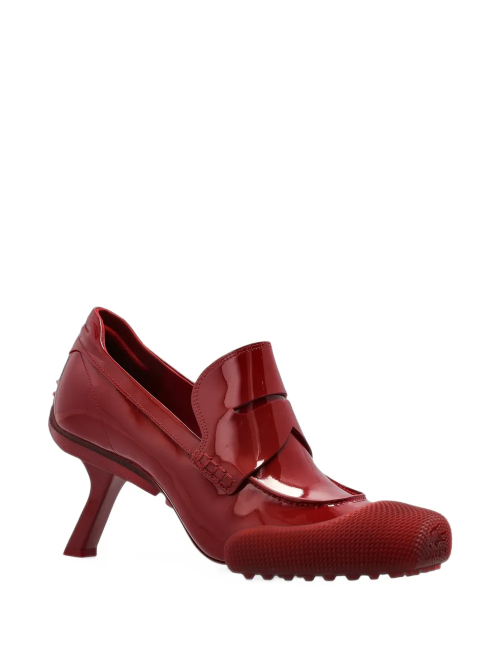 Lacoste Runway leather Matchday Heels pumps - Rosso