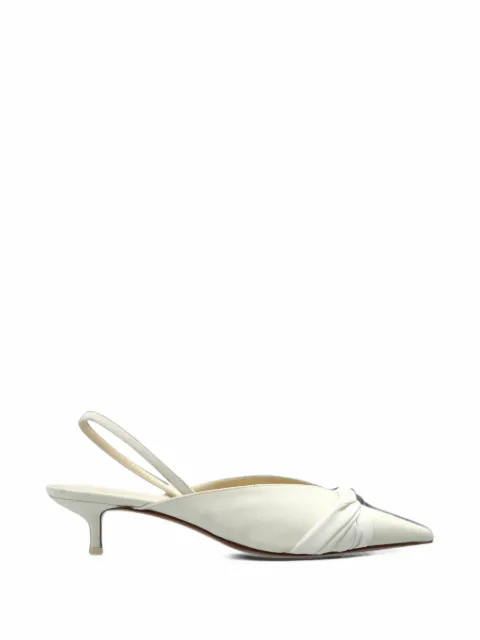 NEOUS Borea twisted slingback pumps