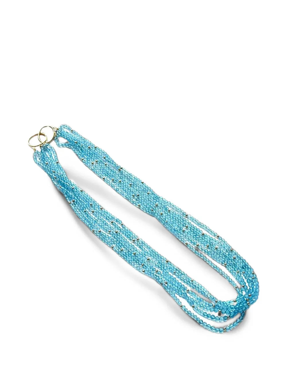 Goshwara G-One blue topaz beaded necklace - Oro